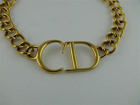 christian dior chain|Christian Dior necklace price.